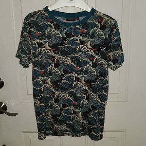 Wesc Max Koi Ocean Shirt Sweden M-S W-M